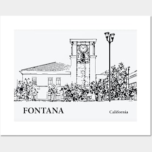 Fontana - California Posters and Art